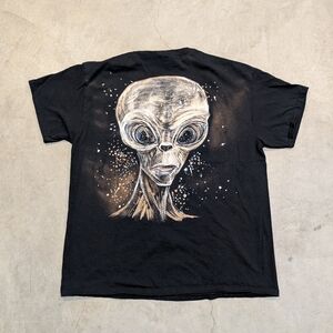 Custom Alien Shirt Men's XL Short Sleeve Black